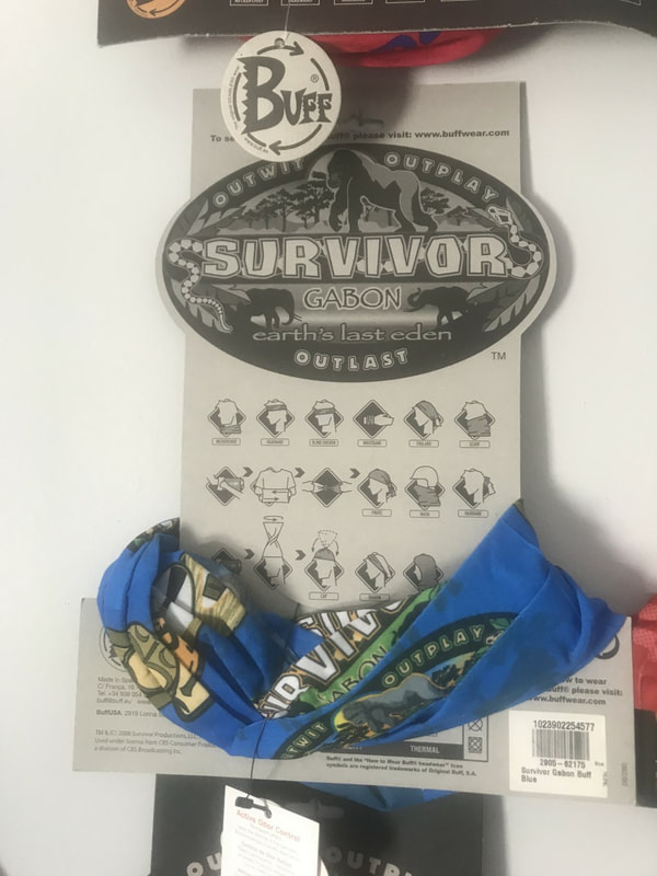 Adding to my buff collection a truly rare little baby (you can't buy these  😭😍). A Survivor AU Blood v Water Merge Buff from @surv